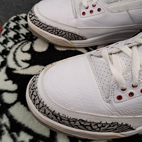 %Size 13 Men Nike Air Jordan 3 Retro Hall of Fame AJ21 main image 7